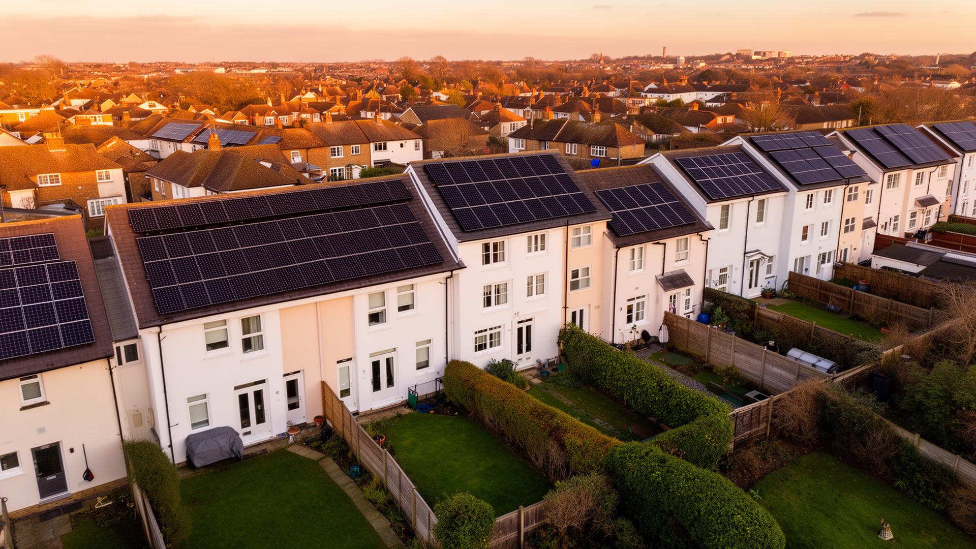 Solar panels on Portsmouth homes